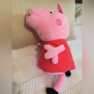 Peppa Pig stuffy stuffed plush animal 20” collectible cartoon Nickelodeon UK 🐷